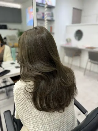 セミロング 映える顔まわり/前髪 特化 💗 ユキマのヘアスタイル