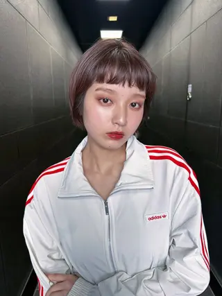 ショート カラー 透明感/ダブルカラー /kazui🐈のヘアスタイル