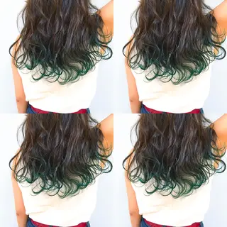 ロング カラー なんば髪質改善カラー Ardoreのヘアスタイル