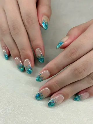 ネイル Agate miku🎀‧₊のネイルデザイン