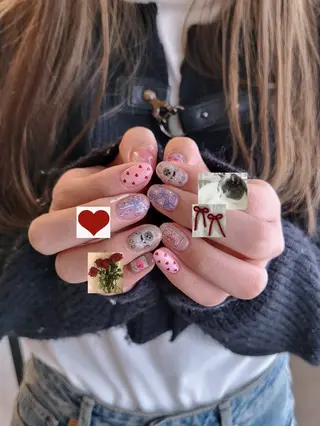 ネイル 3dパーツ/流行り 👧shushu❤️のネイルデザイン