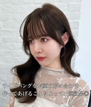 セミロング 映える顔まわり/前髪 特化 💗 ユキマのヘアスタイル