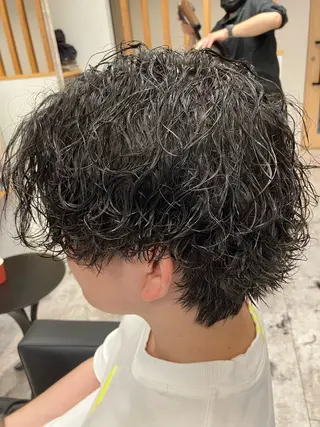 パーマ メンズ メンズ特化/パーマ/ フェードWATARUのヘアスタイル