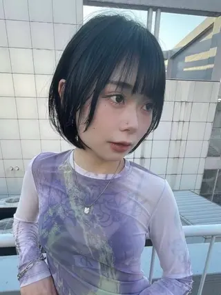 ショート LAME所属・RU NAのヘアスタイル