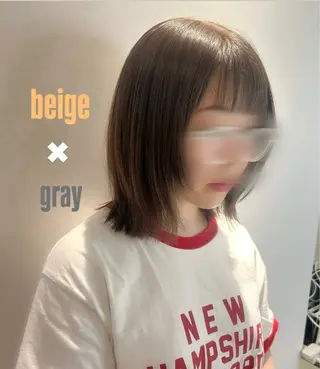 ミディアム 🧸顔まわりカット 🧸山形紗奈のヘアスタイル