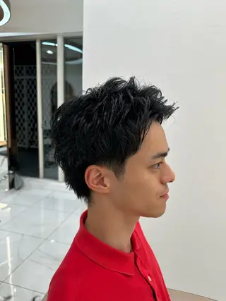 メンズ 白髪ぼかし/白髪 メッシュ/ゆうとのヘアスタイル