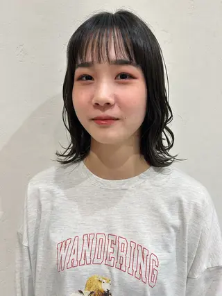 ミディアム 🍒中川葵久美🍒 メンズ/パーマのヘアスタイル