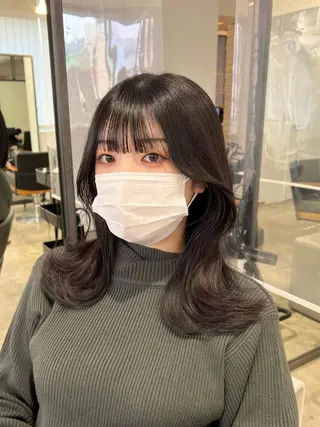 ミディアム 【韓国風くびれヘア】 joule小木曽輝のヘアスタイル