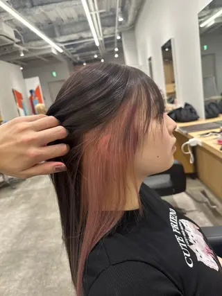 ミディアム 透明感🫧/ブリーチ /永田　汰伊智のヘアスタイル