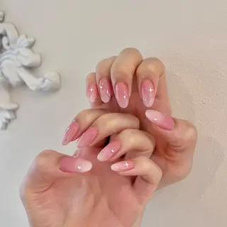 ネイル 🎀チーク/ちゅるん 🫧chisa🎀のネイルデザイン