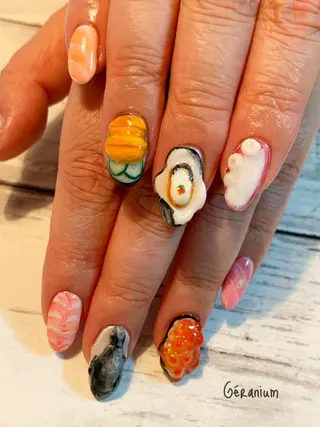ネイル GéRanium Harukaのネイルデザイン