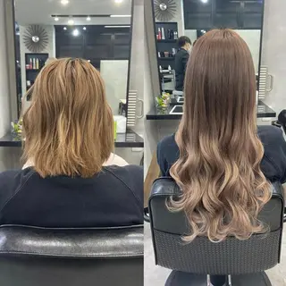 ロング カラー ヘアアレンジ ar+ ❤︎ maiのヘアスタイル