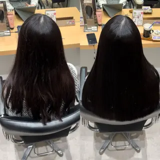 ミディアム カラー 髪質改善ヘアケア 艶髪特化/上田のヘアスタイル