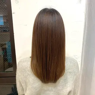 セミロング まろやかカラー🤎 みなとまほのヘアスタイル