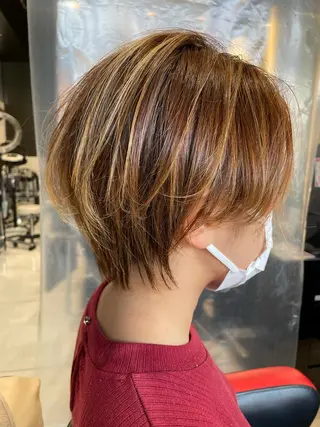 ショート カラー メンズヘア特化 崎田 成人のヘアスタイル