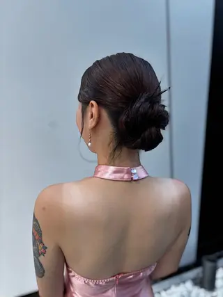 ヘアアレンジ 🌟髪質改善ケアカラ ー美髪縮毛矯正y🌟のヘアスタイル