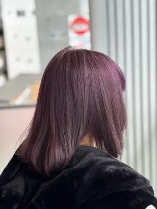 セミロング 永井大樹✨ 透明感カラー✨のヘアスタイル