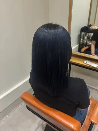 ミディアム カラー rion🪽 /wカラー・縮毛矯正のヘアスタイル