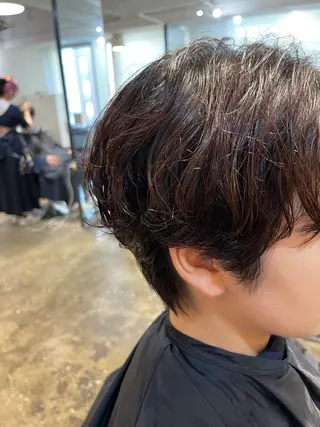 ミディアム 久保田 和正のヘアスタイル