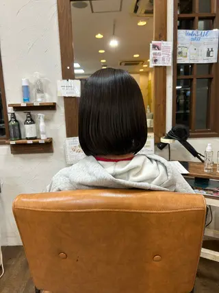 ミディアム 徳 永のヘアスタイル