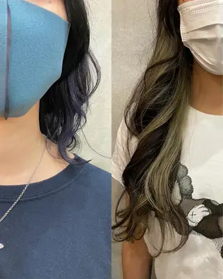 カラー 【ピンク/韓国ヘア/ ヘアセット】亜海のヘアスタイル