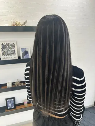 ロング MEKI 𓃠‪のヘアスタイル