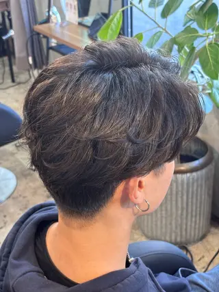 ミディアム メンズカットパーマ /岐阜/yudaiのヘアスタイル