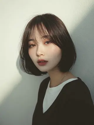 セミロング 島田 光✨️のヘアスタイル