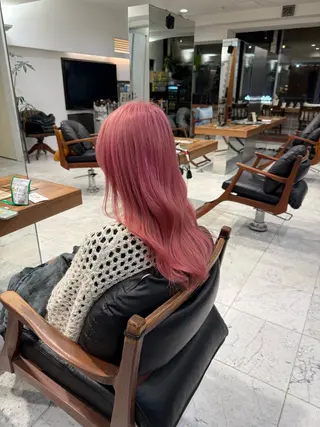 ロング カラー REFLECTION所属・ハイトーン /レイヤー/ふみやのヘアスタイル