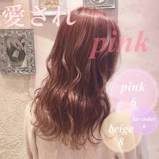 セミロング カラー Puamelia 名古屋所属・韓国風ヘア✻透明感 カラー✻yukaのヘアスタイル