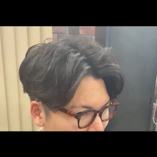 ショート パーマ メンズ 💈大人の渋髪💈 店長　大橋侑弥のヘアスタイル