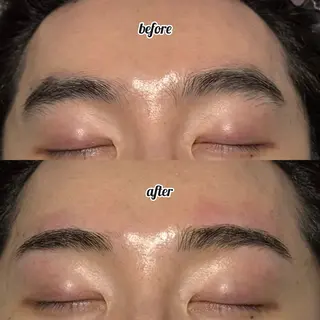 メンズ アイブロウ 難波/メンズウルフ・ フェザーパーマ鶴田文のヘアスタイル