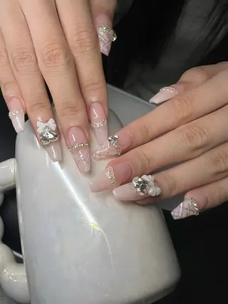 ネイル Lee Nails チップ長さだし専門店のネイルデザイン