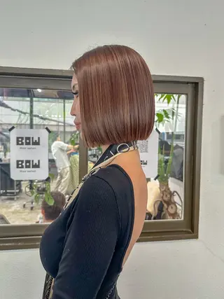 ショート BOW【ボウ】所属・レイヤー/ 本町/Takumiのヘアスタイル