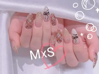 ネイル MxS Nail 【長さだし/フィルイン/マグネット/ワンホンネイル/韓国ネイル/パラジェル】所属・M×S Nail みなのネイルデザイン