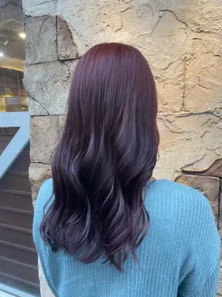 ロング カラー クレドガーデン柏所属・クレドガーデン柏 あやみのヘアスタイル