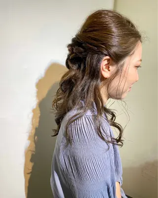 セミロング ヘアアレンジ YURI/20〜 30代メンズ/恵比寿のヘアスタイル