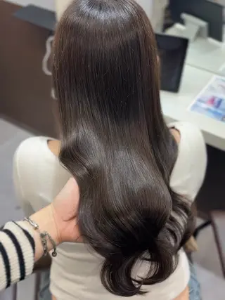 セミロング 梅田/髪質改善特化/ 艶カラー🫧さくらこのヘアスタイル