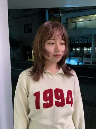 ミディアム FILMS 綾菜のヘアスタイル