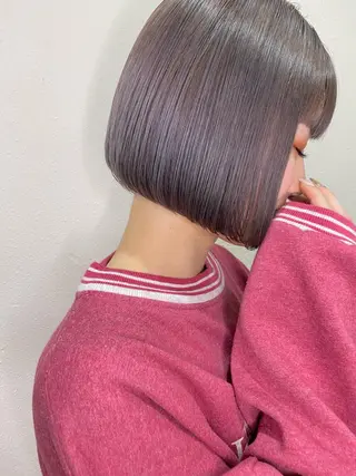 ショート カラー ブリーチ/ハイトーン レイヤー/Maanaのヘアスタイル