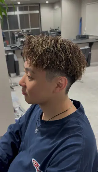 ショート カラー メンズ B TECH by Zen sly所属・中野 静莉のヘアスタイル