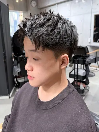 ショート メンズ 藤田 一遼のヘアスタイル