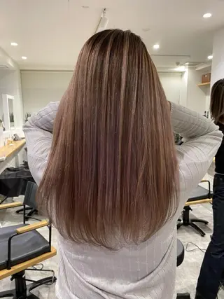 ミディアム カラー JILBLAN京都 ショート/ハイライトのヘアスタイル