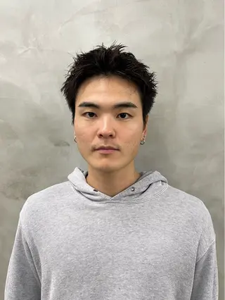 メンズ メンズカット パーマ[佐橋]のヘアスタイル