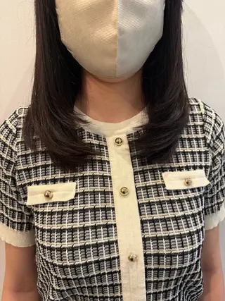 ロング 川口開世 cutのヘアスタイル