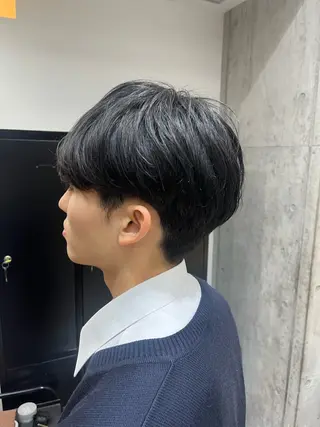 メンズ 透明感カラー /艶カラー/井上あいのヘアスタイル