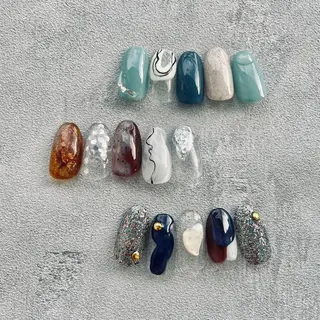 ネイル ニュアンス🌿‬ Aivy./アイビーのネイルデザイン