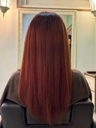 ロング 髪質改善ストレート Chiaki 🦋のヘアスタイル