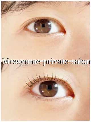 マツエク・マツパ Mresyume MAYUのマツエク・マツパデザイン