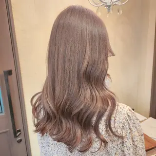セミロング カラー ヘアアレンジ 田井中 悠紀のヘアスタイル
